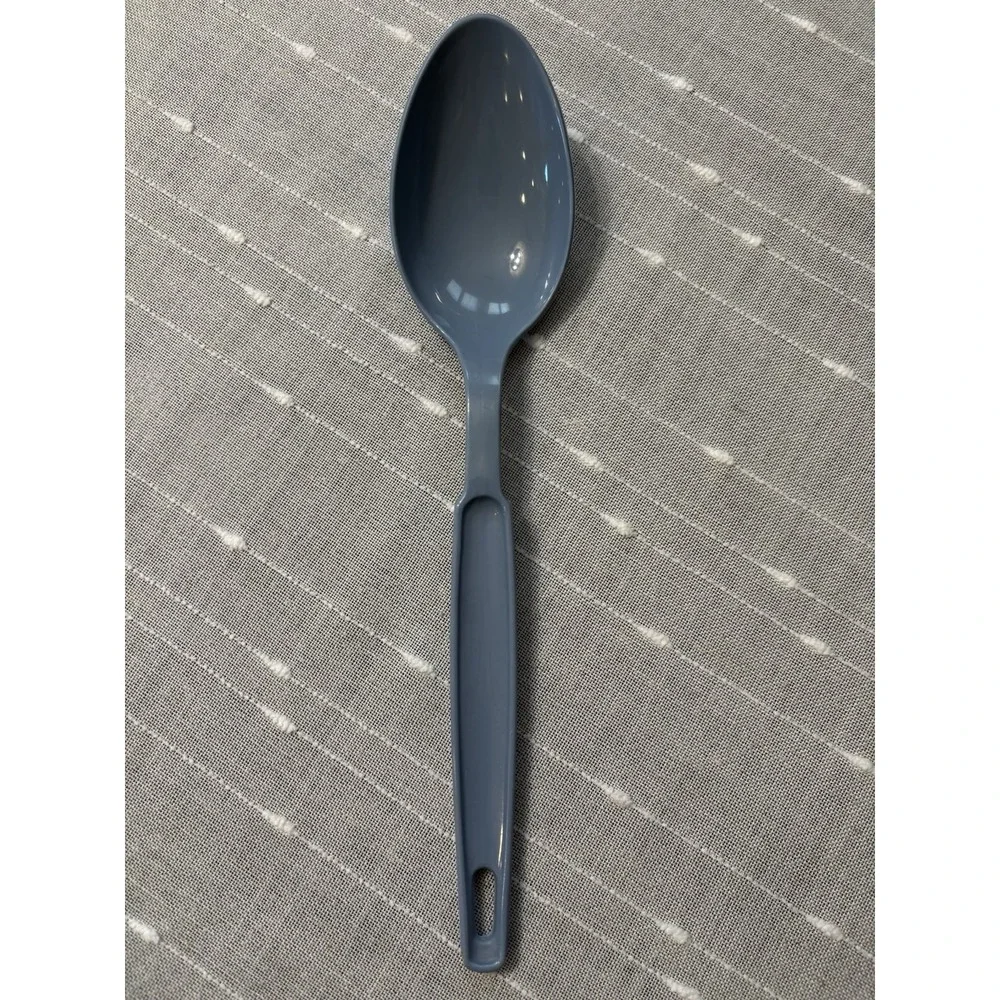 Ekco Spoon Blue Nylon Serving Cooking Vintage Plastic USA Made